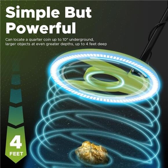 Metal Detector for Adults, 5 Professional Mode Higher Accuracy Waterproof Coil - Picture 3 of 6